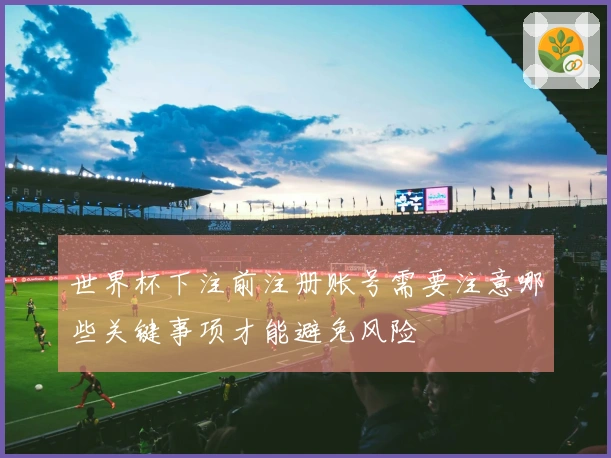 世界杯下注前注册账号需要注意哪些关键事项才能避免风险